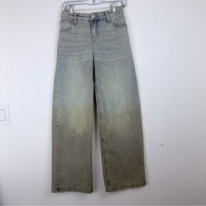 Two tone brown wash jeans in size 5 (28)